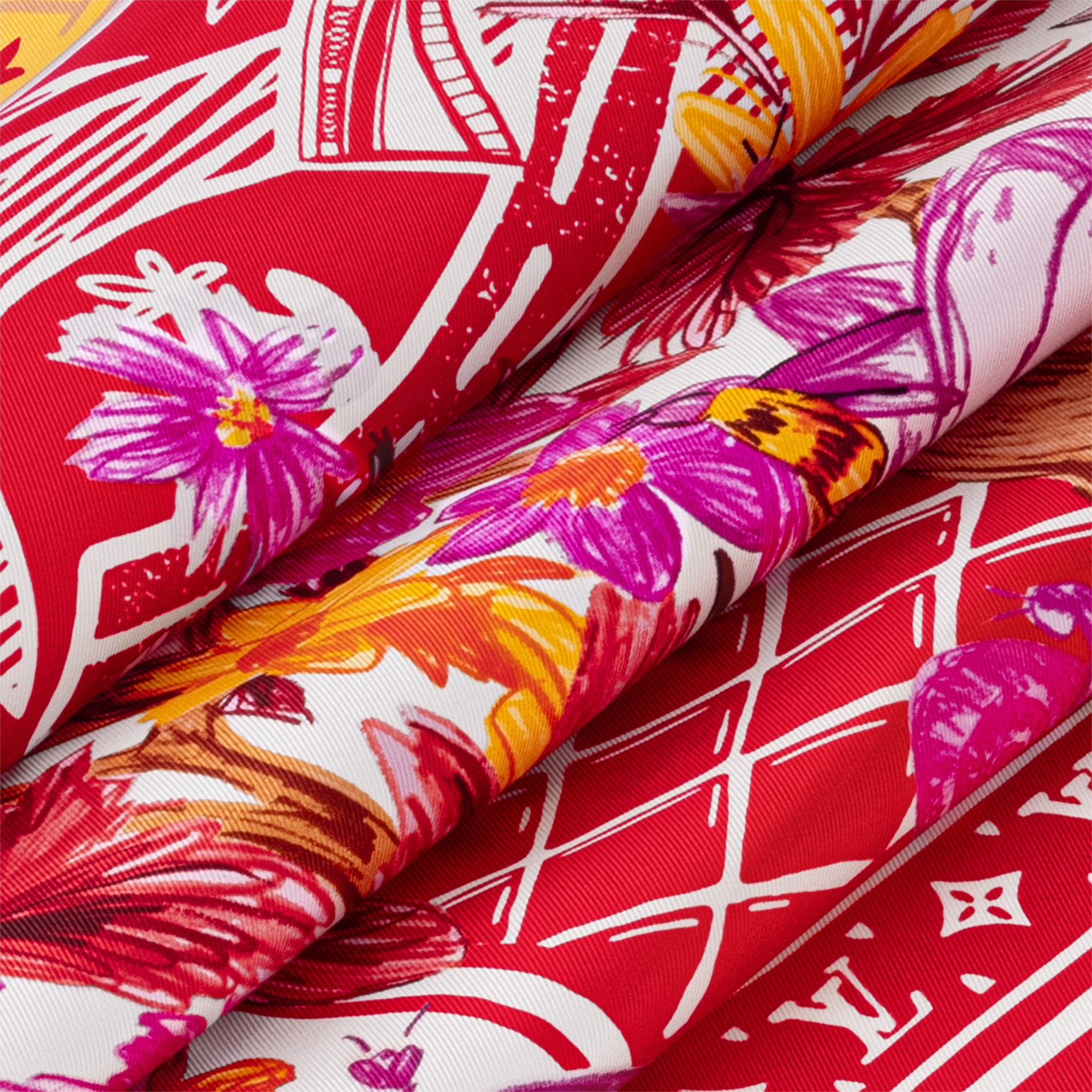 Women - Jardin Des Plantes Square 90 S00 Women Accessories Silk Squares and Bandeaux | LOUIS VUITTON (Product zoom)