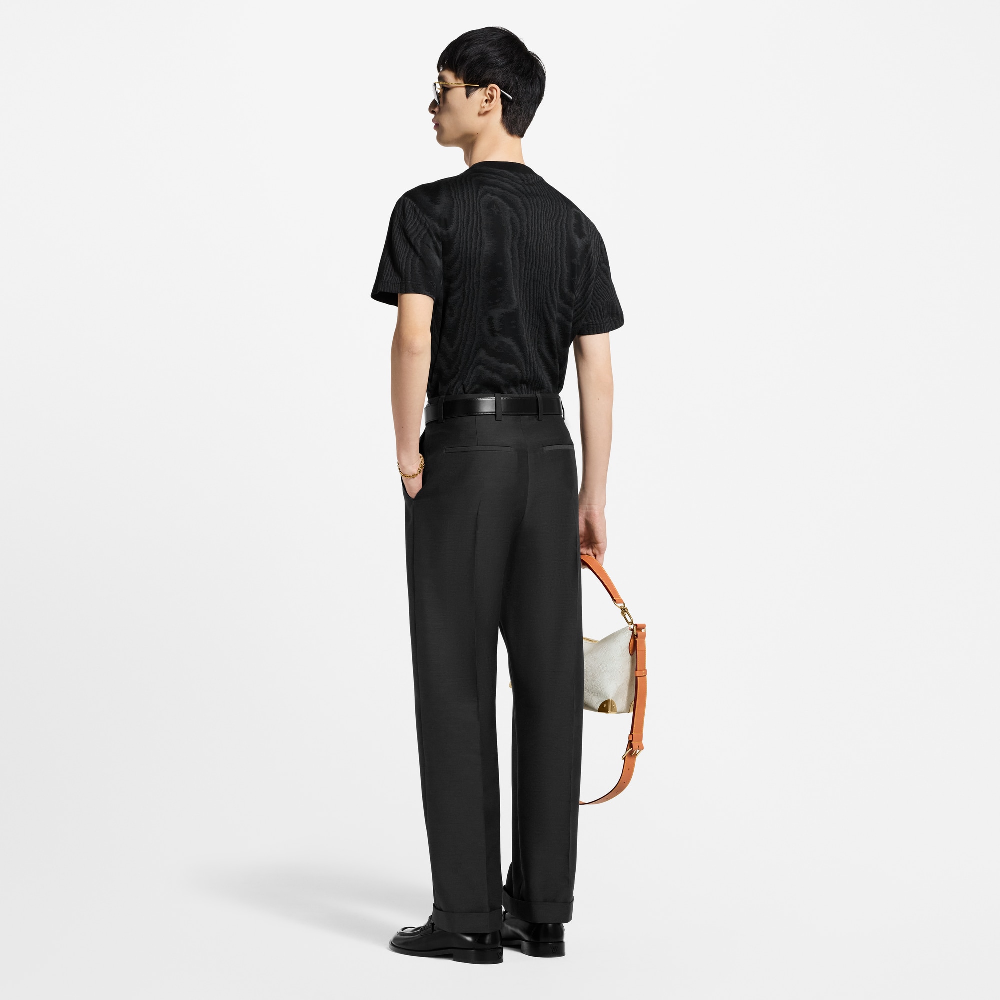 Men - Jersey Jacquard T-Shirt  Men Ready-to-Wear T-Shirts and Polos | LOUIS VUITTON (Product zoom)