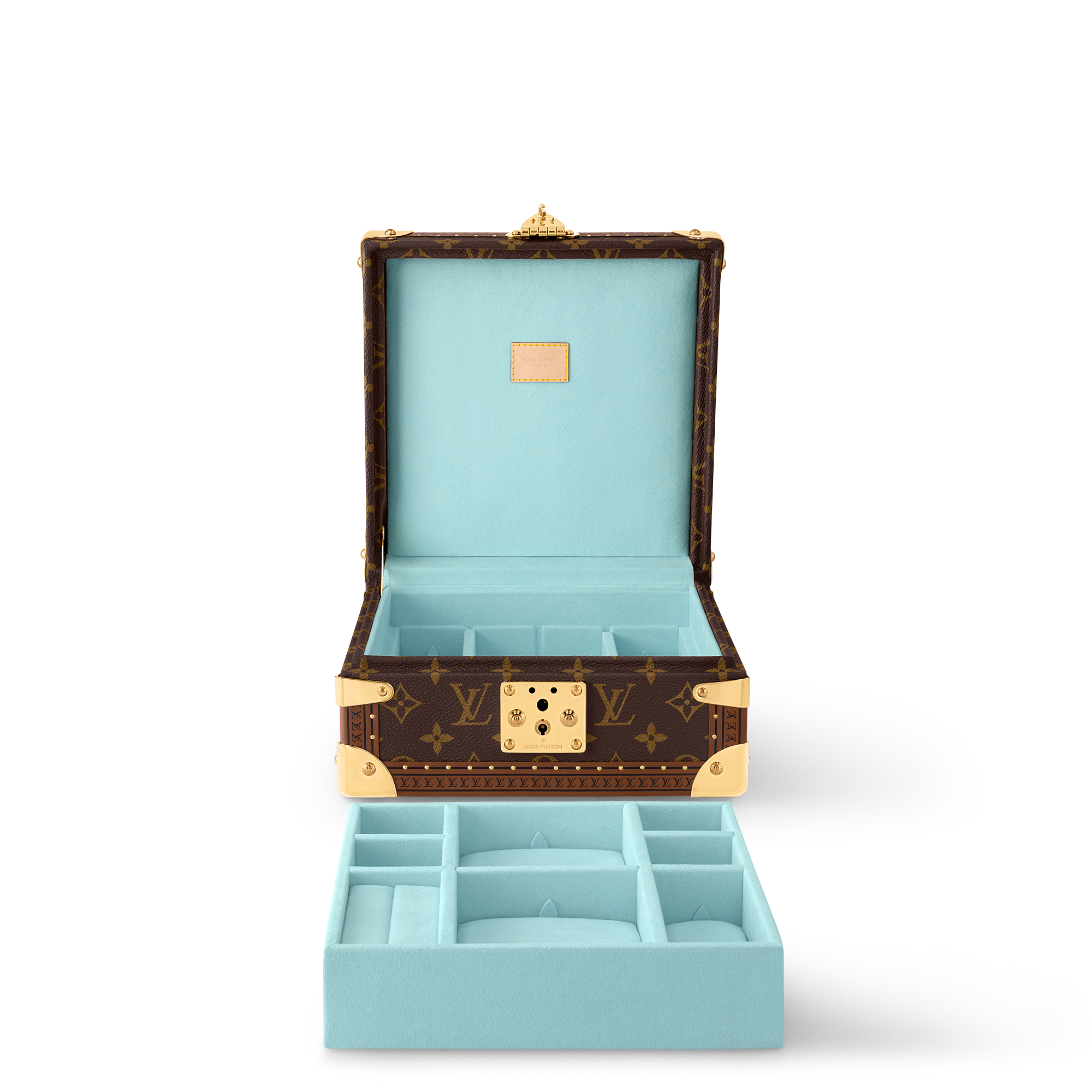 Jewellery Box Luxury Monogram Canvas Brown LOUIS VUITTON