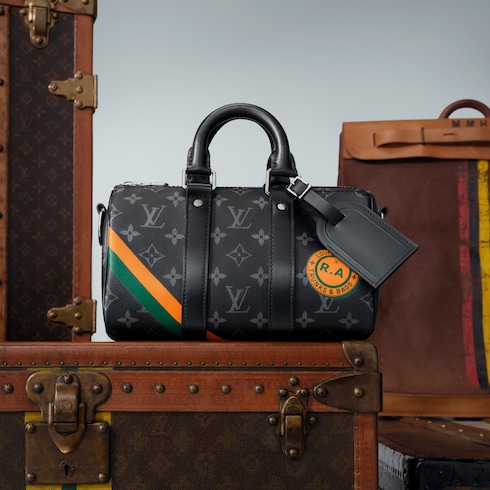 Men - Keepall Bandoulière 25 Bag Monogram Eclipse Men Bags All Bags | LOUIS VUITTON
