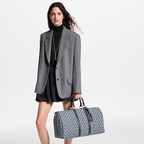 Trunks, Travel and Home - Keepall Bandoulière 45 Bag Other Monogram Canvas Trunks, Travel and Home Travel Bags and Rolling Luggage Travel Bags | LOUIS VUITTON (Product zoom)