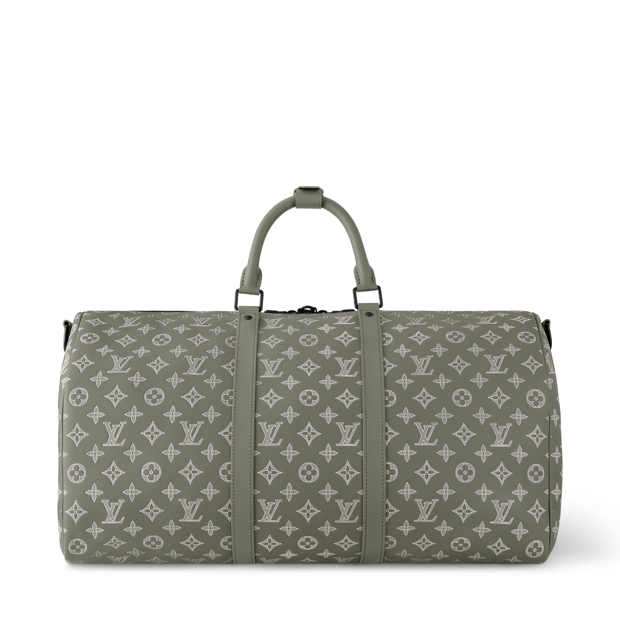 Men - Keepall Bandoulière 50 Bag Monogram Shadow Men Discontinued Product Obs 11 | LOUIS VUITTON (Product zoom)