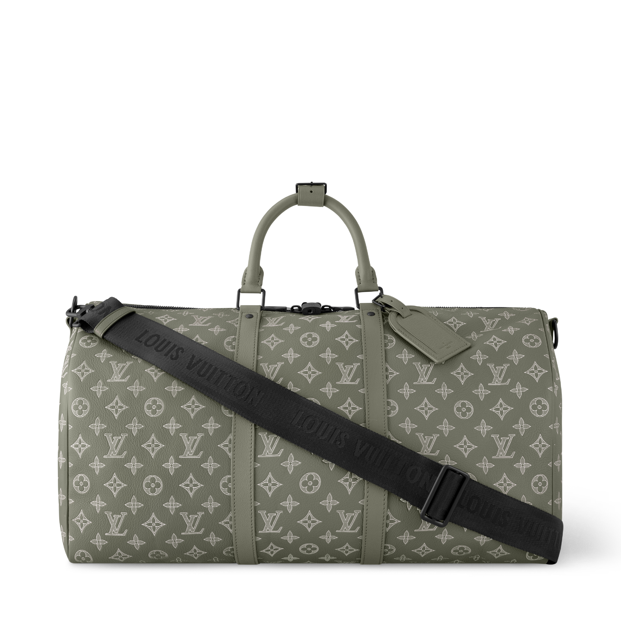 Men - Keepall Bandoulière 50 Bag Monogram Shadow Men Discontinued Product Obs 11 | LOUIS VUITTON (Product zoom)
