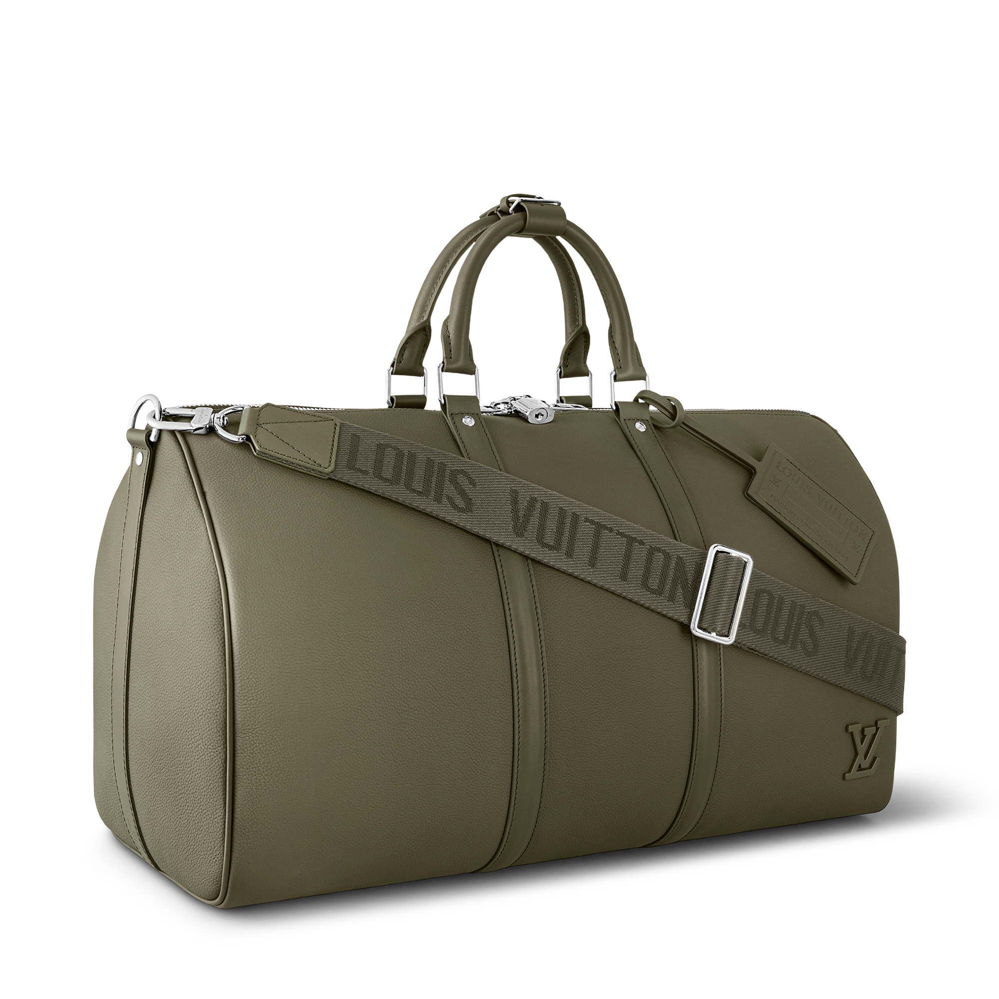 Men - Keepall Bandoulière 50 Bag LV Aerogram Men Travel Softsided Luggage and Duffle Bags | LOUIS VUITTON (Product zoom)