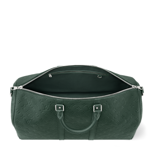 Men - Keepall Bandoulière 50 Bag Taurillon Monogram Men Travel Softsided Luggage and Duffle Bags | LOUIS VUITTON (Product zoom)