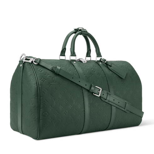 Men - Keepall Bandoulière 50 Bag Taurillon Monogram Men Travel Softsided Luggage and Duffle Bags | LOUIS VUITTON (Product zoom)
