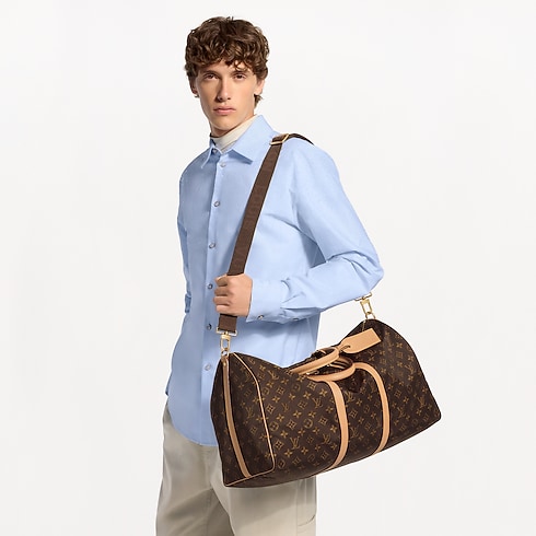 Trunks, Travel and Home - Keepall Bandoulière 50 Bag G76 Trunks, Travel and Home Travel Bags and Rolling Luggage Travel Bags | LOUIS VUITTON (Product zoom)