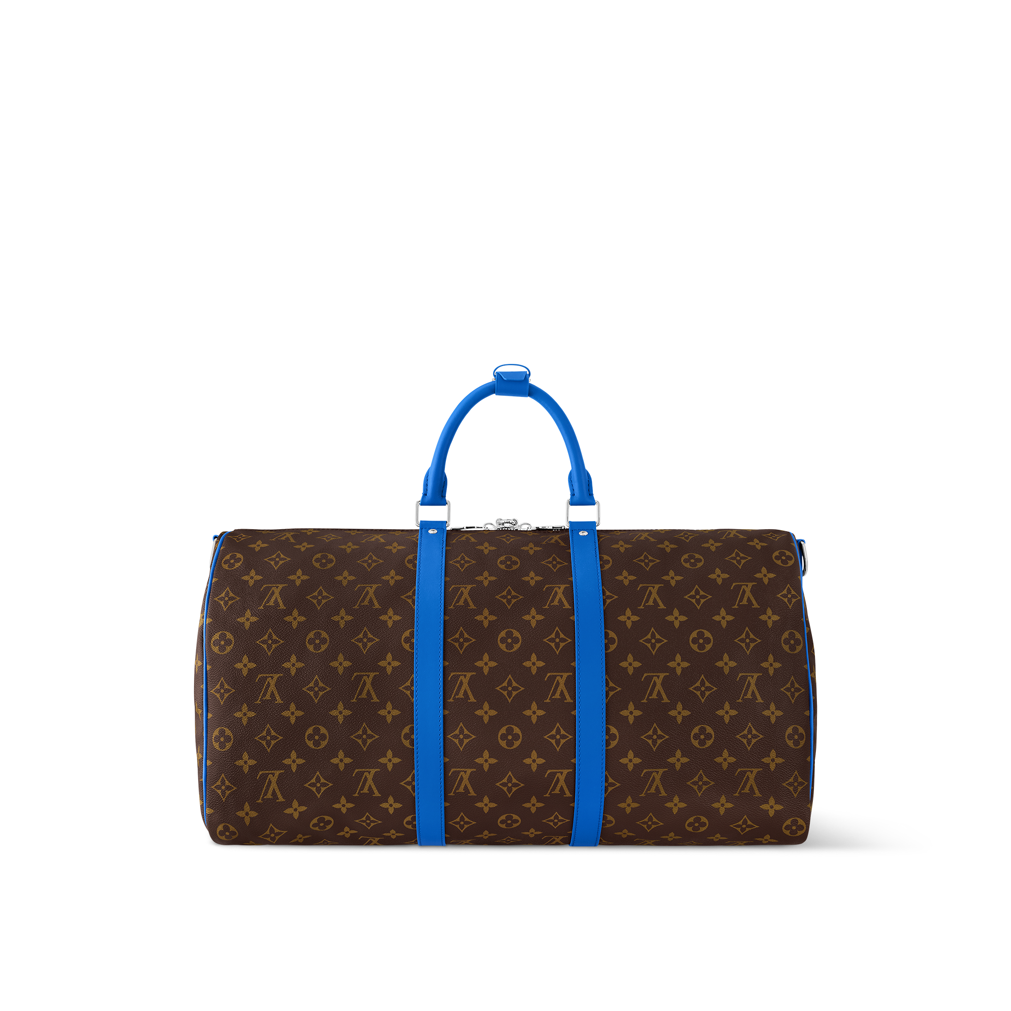 Keepall Bandoulière 50 Bag - Luxury Monogram Macassar Canvas Brown 