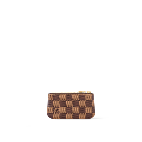 Women - Key Pouch Damier Ebene Canvas Women Wallets and Small Leather Goods All Wallets and Small Leather Goods | LOUIS VUITTON (Product zoom)