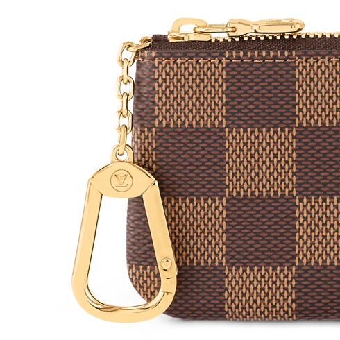Women - Key Pouch Damier Ebene Canvas Women Wallets and Small Leather Goods All Wallets and Small Leather Goods | LOUIS VUITTON (Product zoom)