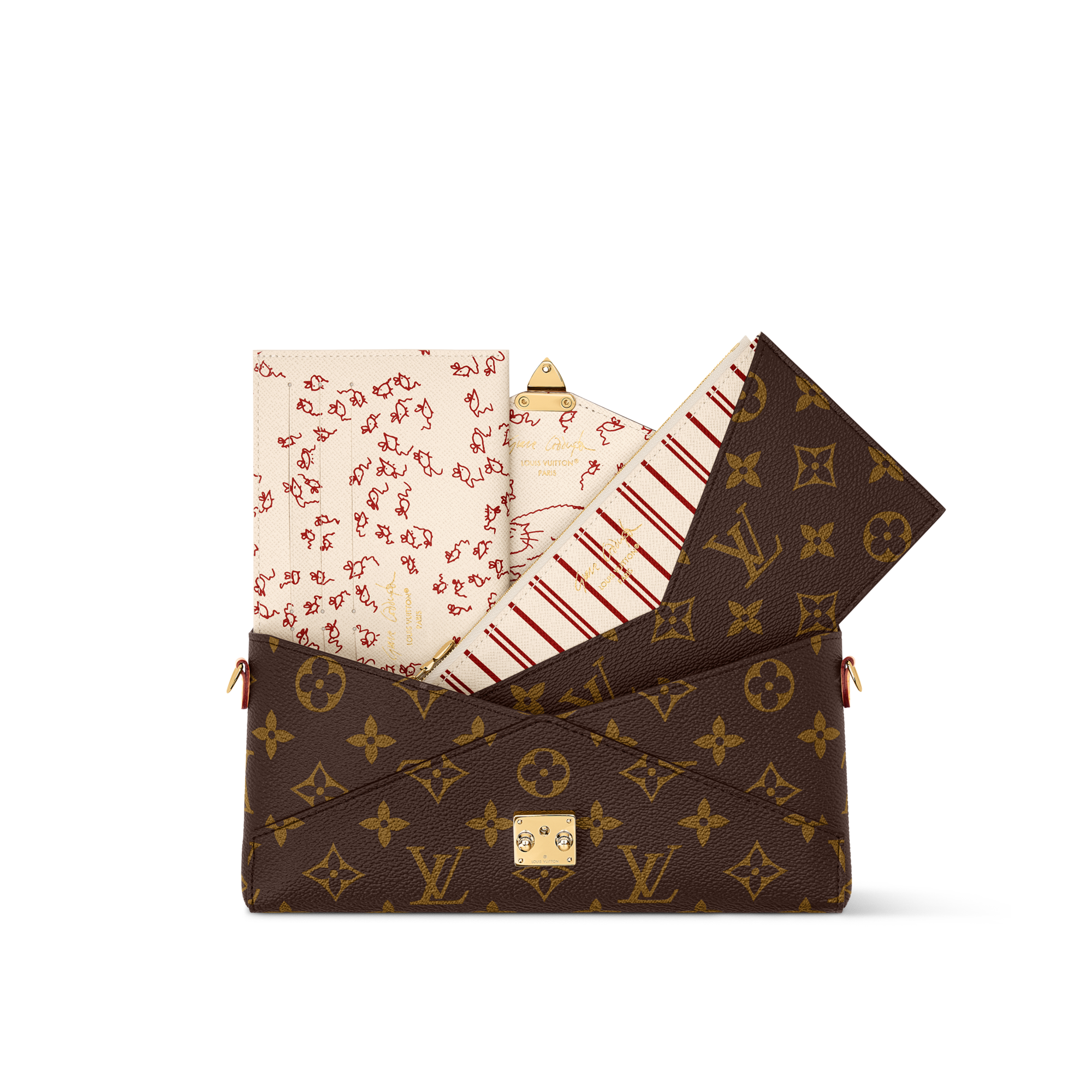 Women - Kirigami Organiser On Chain Monogram Canvas Women Wallets and Small Leather Goods Wallets on Chain and Mini Bags | LOUIS VUITTON (Product zoom)