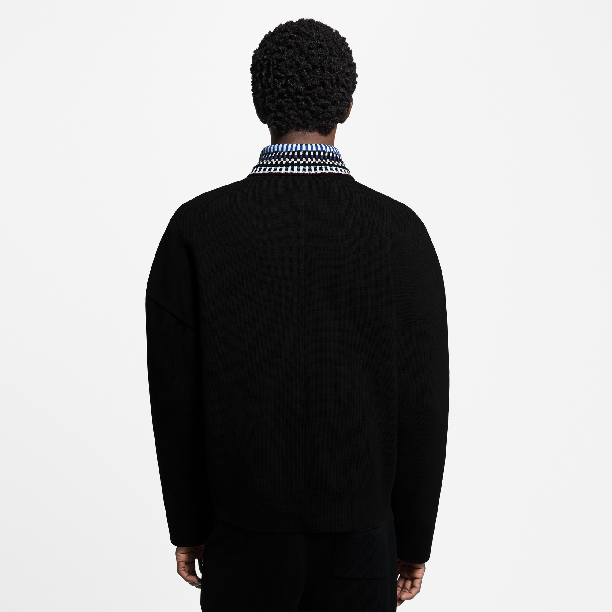 Men - Knit Bomber  Men Ready-to-Wear All Ready-to-Wear | LOUIS VUITTON (Product zoom)