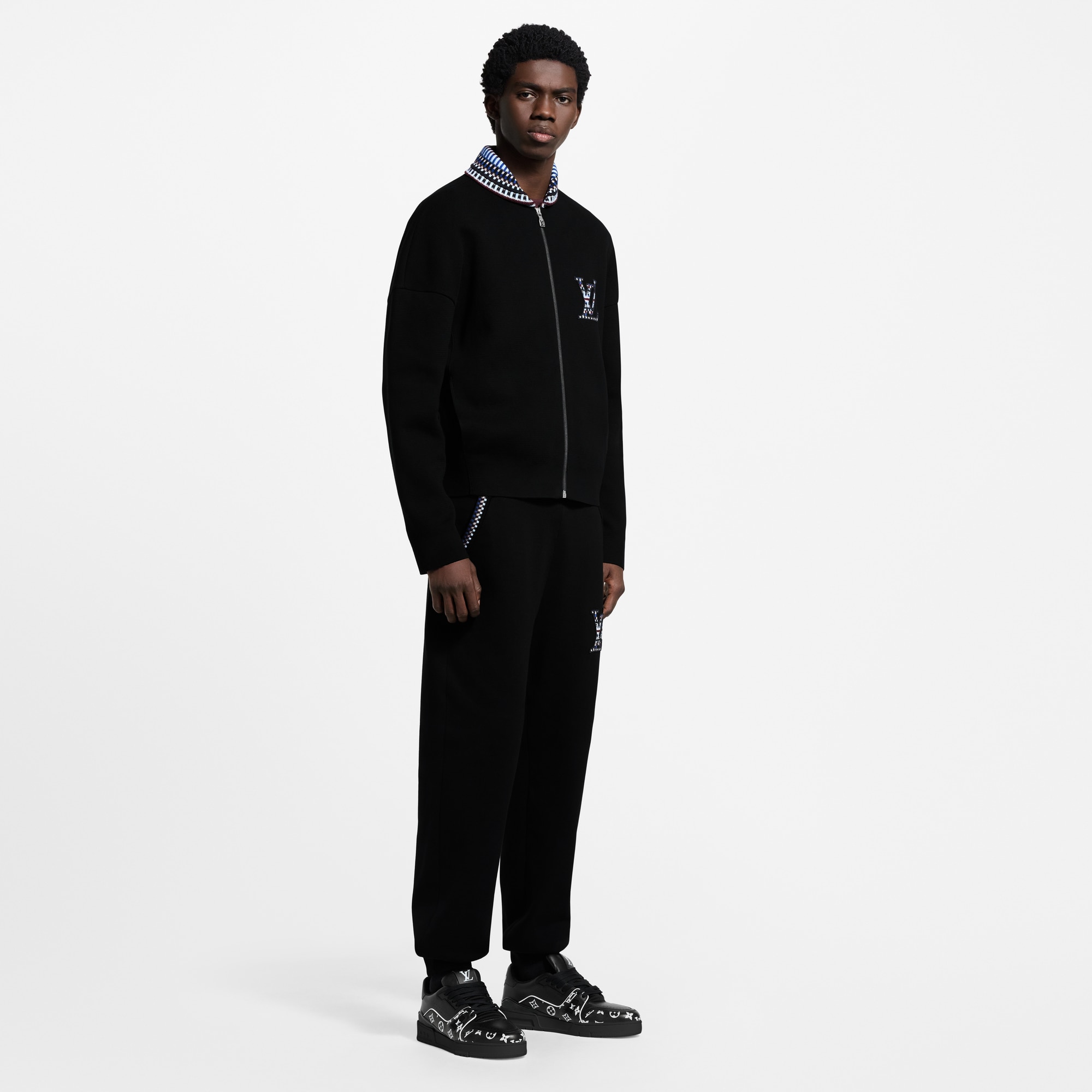 Men - Knit Bomber  Men Ready-to-Wear All Ready-to-Wear | LOUIS VUITTON (Product zoom)