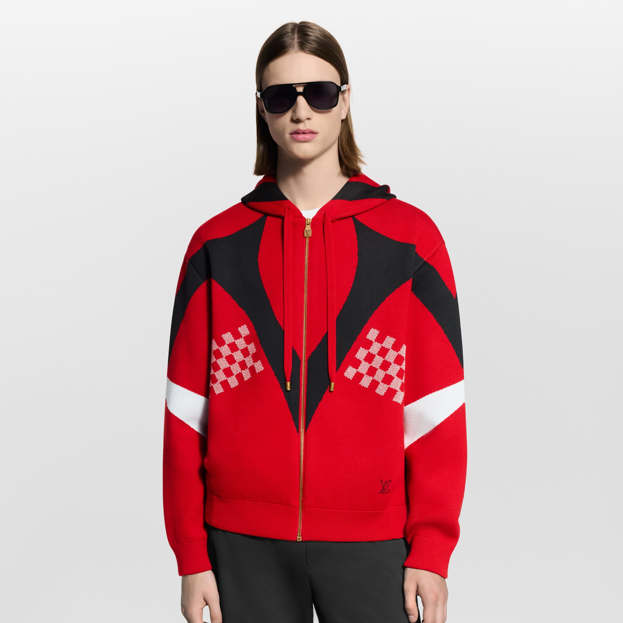 New - Knitted Hooded Blouson  New For Men LV Ski | LOUIS VUITTON (Product zoom)