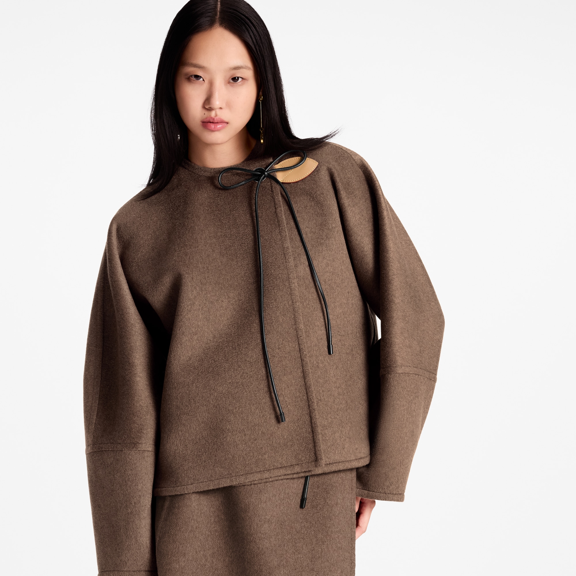 Women - Lace Tie Balloon Sleeve Jacket  Women Ready-to-Wear Coats and Jackets | LOUIS VUITTON (Product zoom)