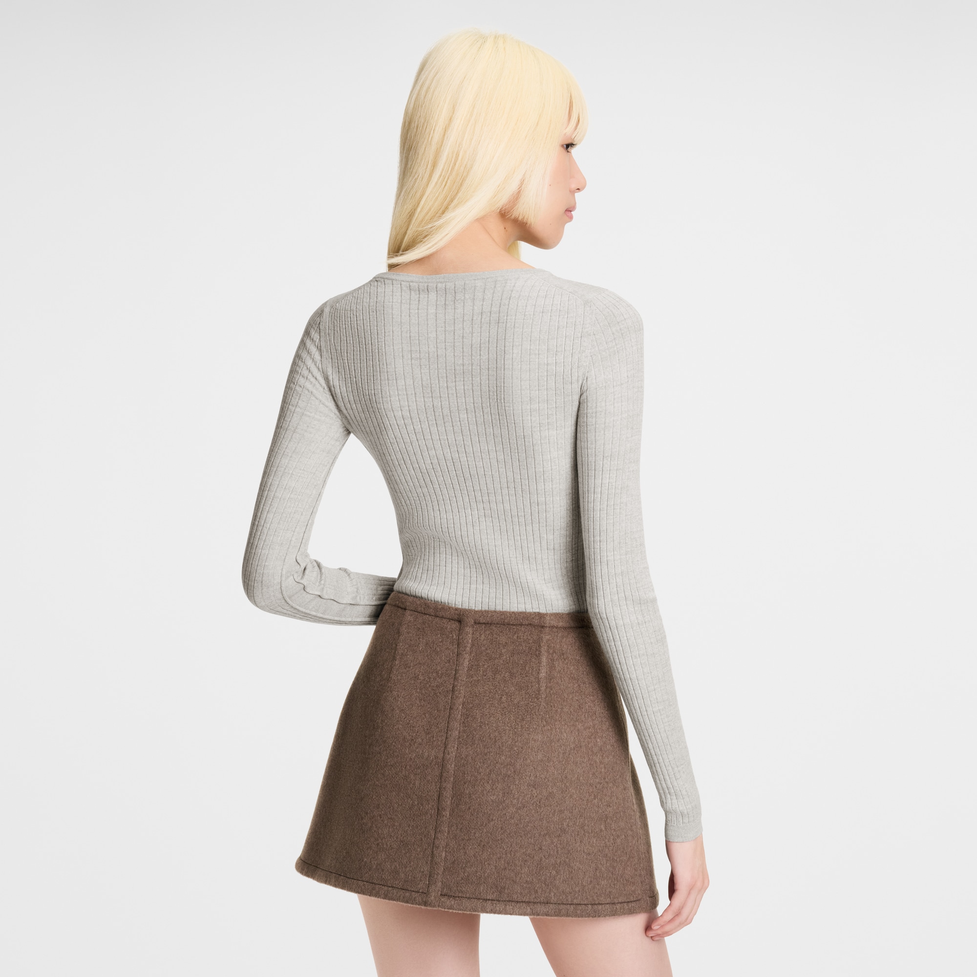 Women - Lace Tie Mini Wrap Skirt  Women Ready-to-Wear Skirts and Shorts | LOUIS VUITTON (Product zoom)