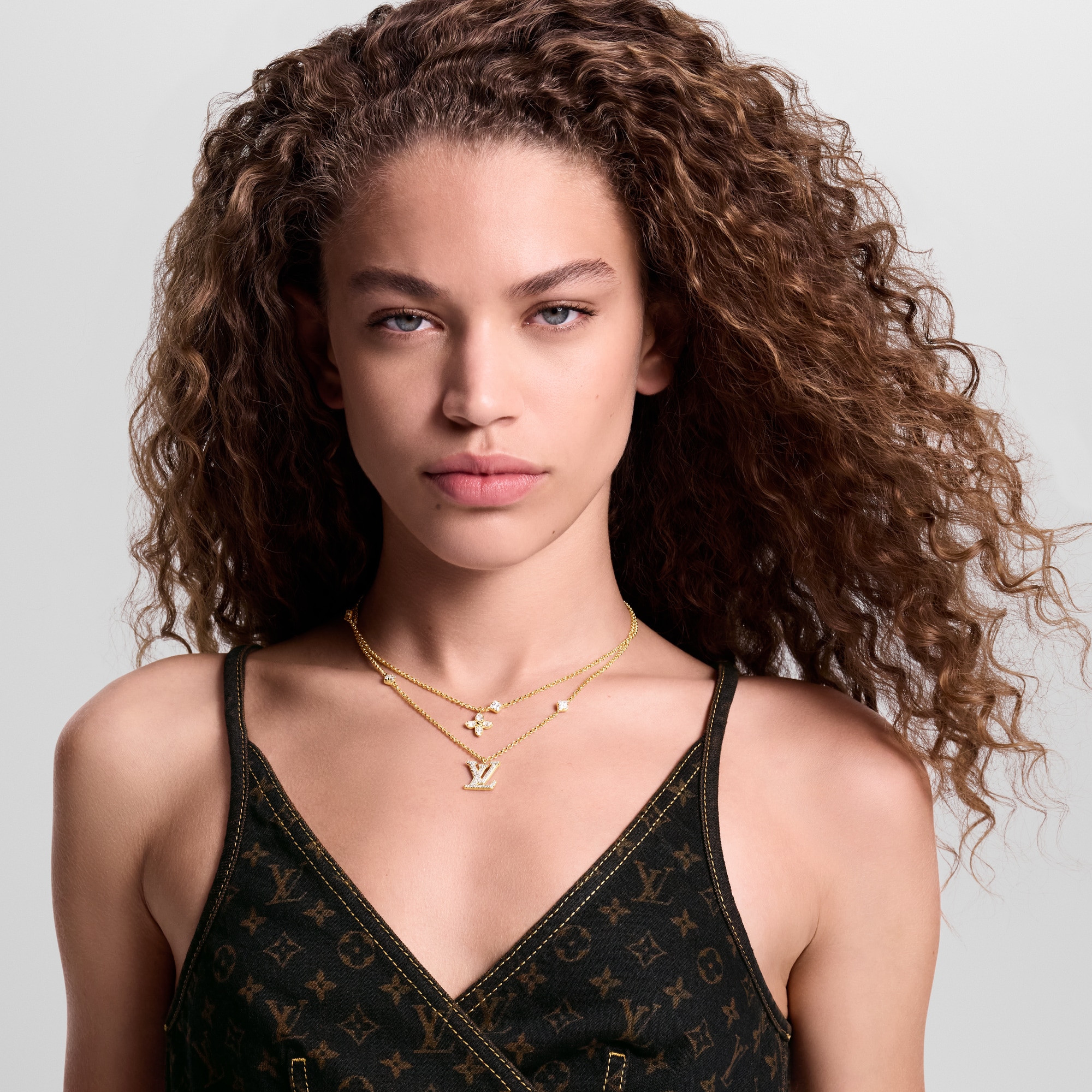 Lady LV Necklace Luxury S00 Gold LOUIS VUITTON