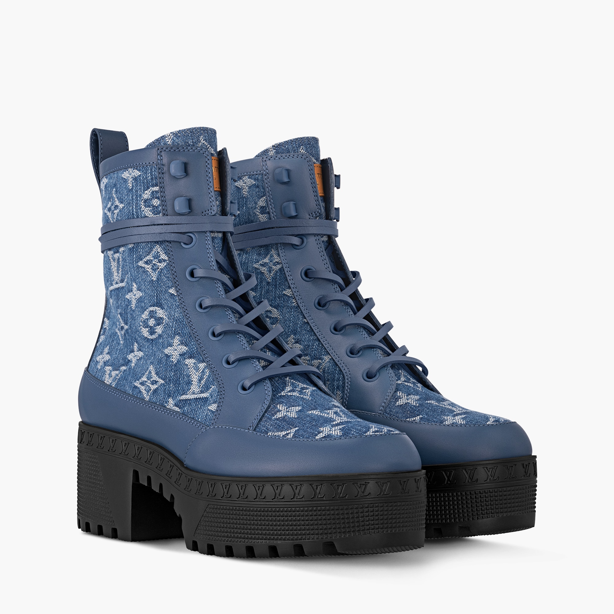 Vuitton Monogram Louis Vuitton Womens Boots 2018 Laureate Platform