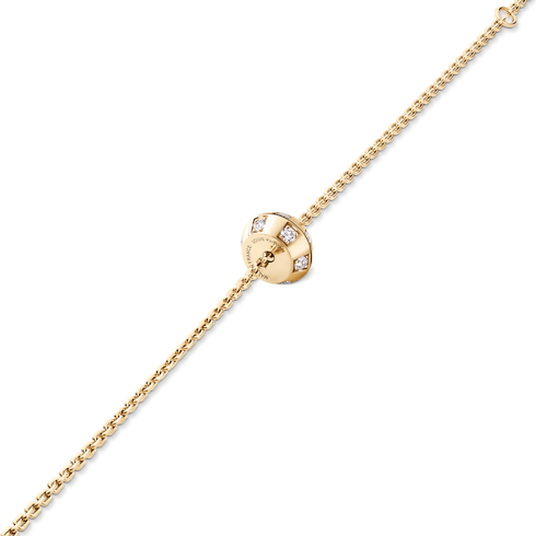 Jewellery - Le Damier de Louis Vuitton Chain Bracelet, Yellow Gold and Diamonds Jewellery Categories Bracelets | LOUIS VUITTON (Product zoom)