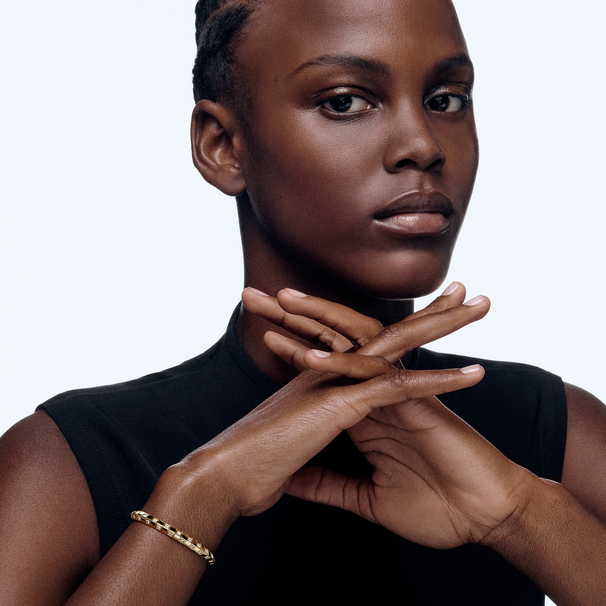 Jewellery - Le Damier de Louis Vuitton Medium Bracelet, Yellow Gold and Diamonds  Jewellery Categories Bracelets | LOUIS VUITTON (Product zoom)