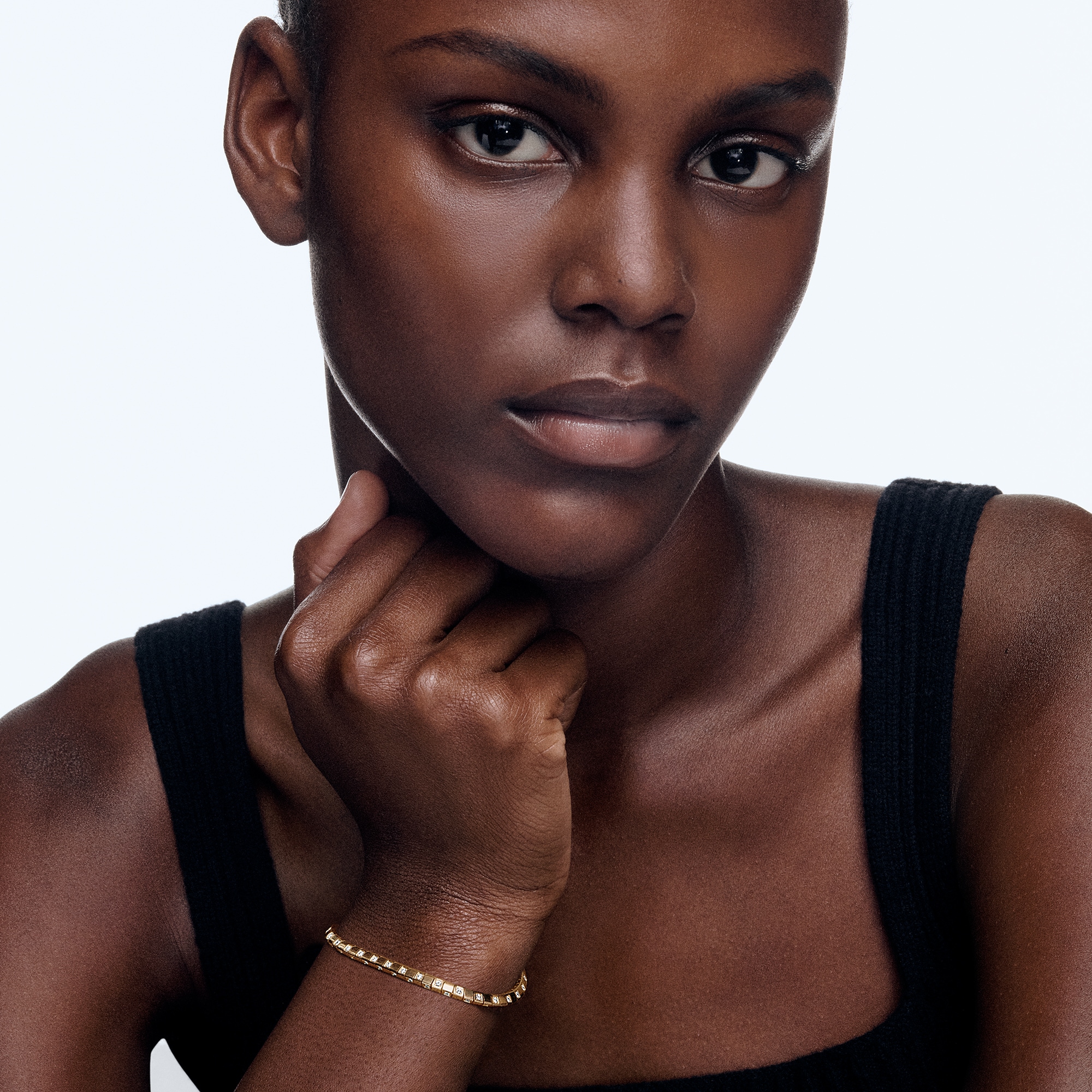 Jewellery - Le Damier de Louis Vuitton Small Bracelet, Yellow Gold and Diamonds  Jewellery Categories Bracelets | LOUIS VUITTON (Product zoom)