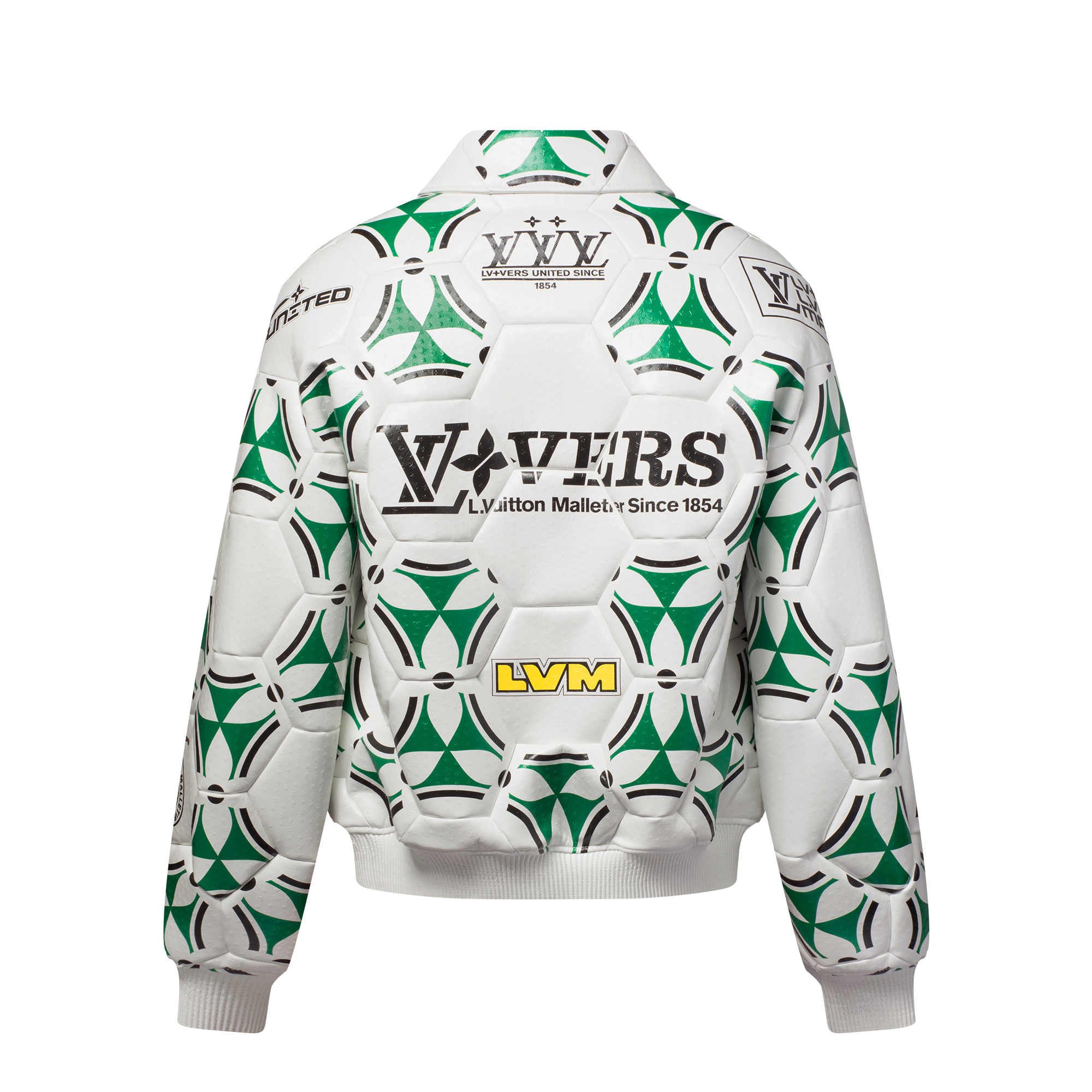 Men - Leather Football Bomber  Men Ready-to-Wear All Ready-to-Wear | LOUIS VUITTON (Product zoom)