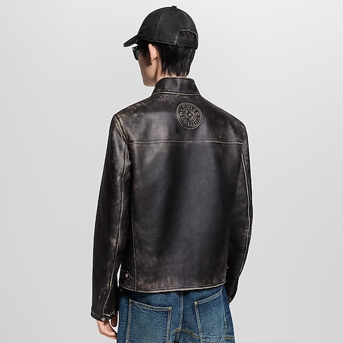 Men - Leather Karate Jacket Men Ready-to-Wear Outerwear and Coats | LOUIS VUITTON (Product zoom)