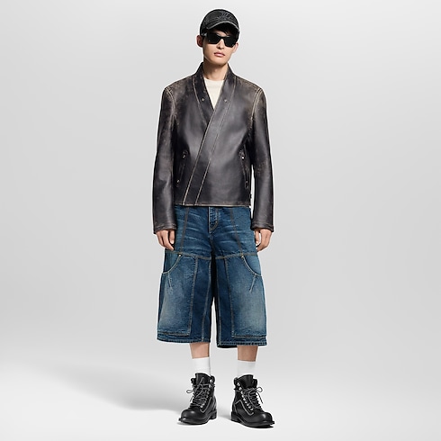 Men - Leather Karate Jacket Men Ready-to-Wear Outerwear and Coats | LOUIS VUITTON (Product zoom)