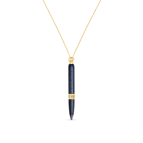 Les Extraordinaires - Les Gastons Vuitton Small Tag Pendant, Yellow Gold and Titanium Les Extraordinaires Jewellery Necklaces and Pendants | LOUIS VUITTON