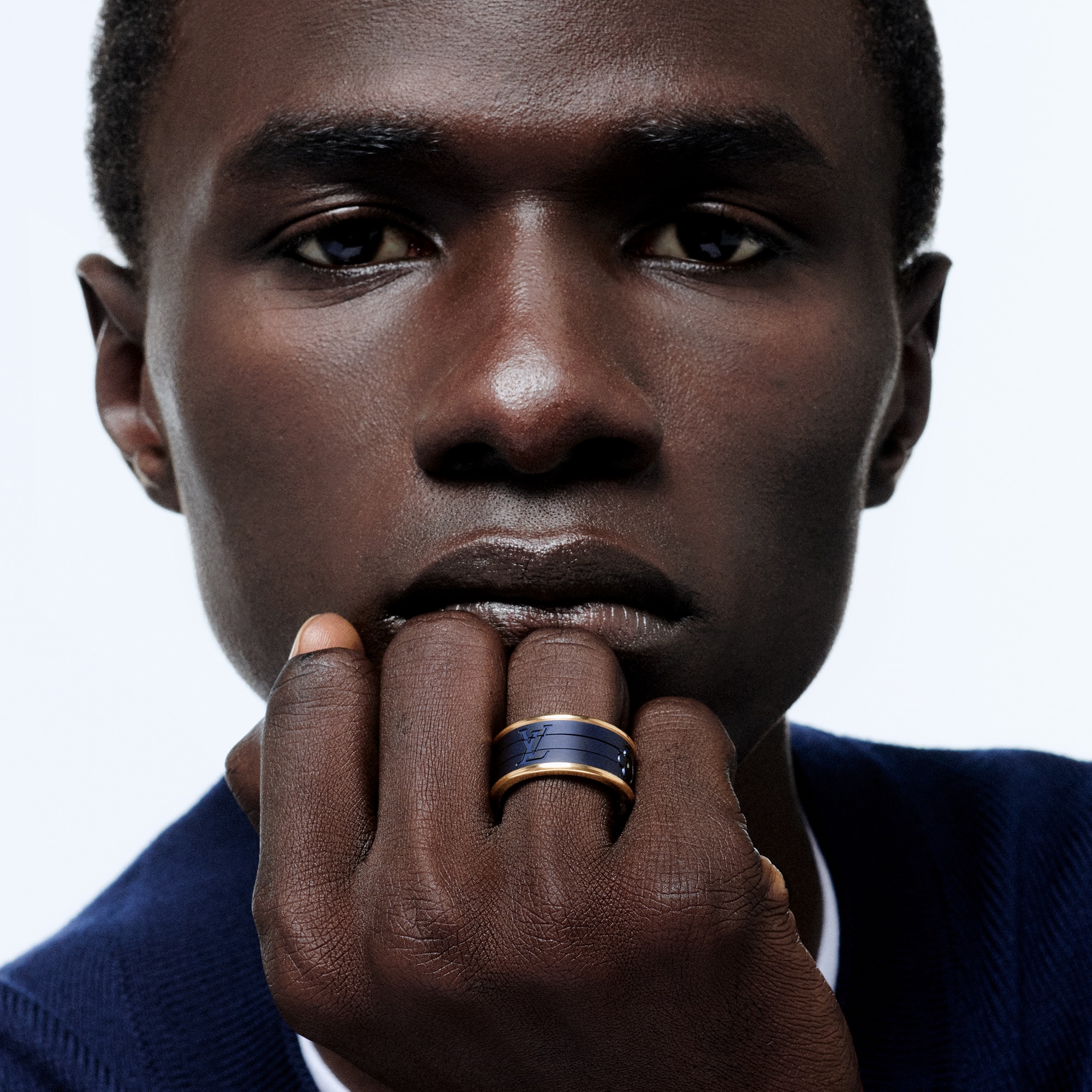 Jewellery - Les Gastons Vuitton Puzzle Ring, Yellow Gold and Titanium  Jewellery Categories Rings | LOUIS VUITTON (Product zoom)