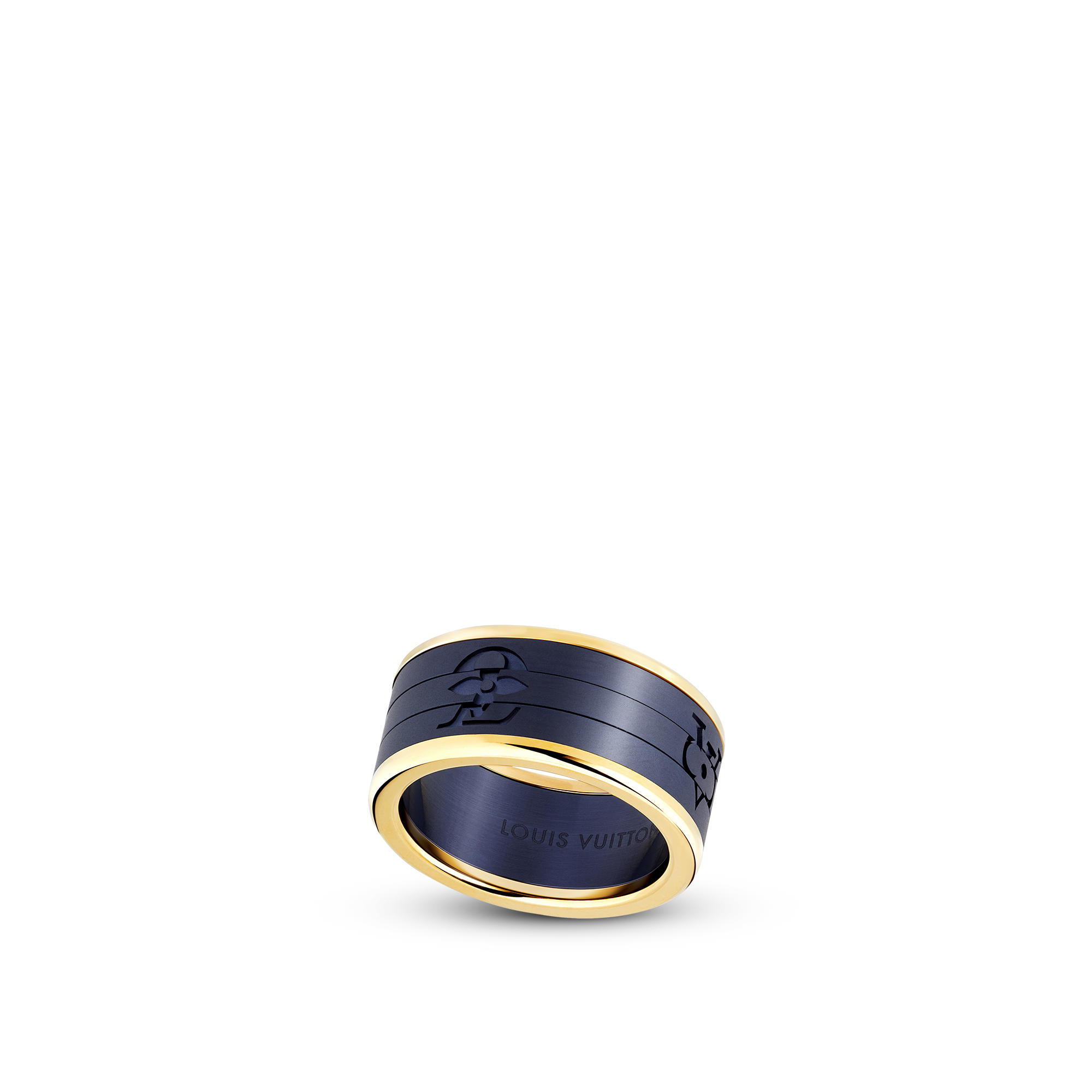 Jewellery - Les Gastons Vuitton Puzzle Ring, Yellow Gold and Titanium  Jewellery Categories Rings | LOUIS VUITTON (Product zoom)