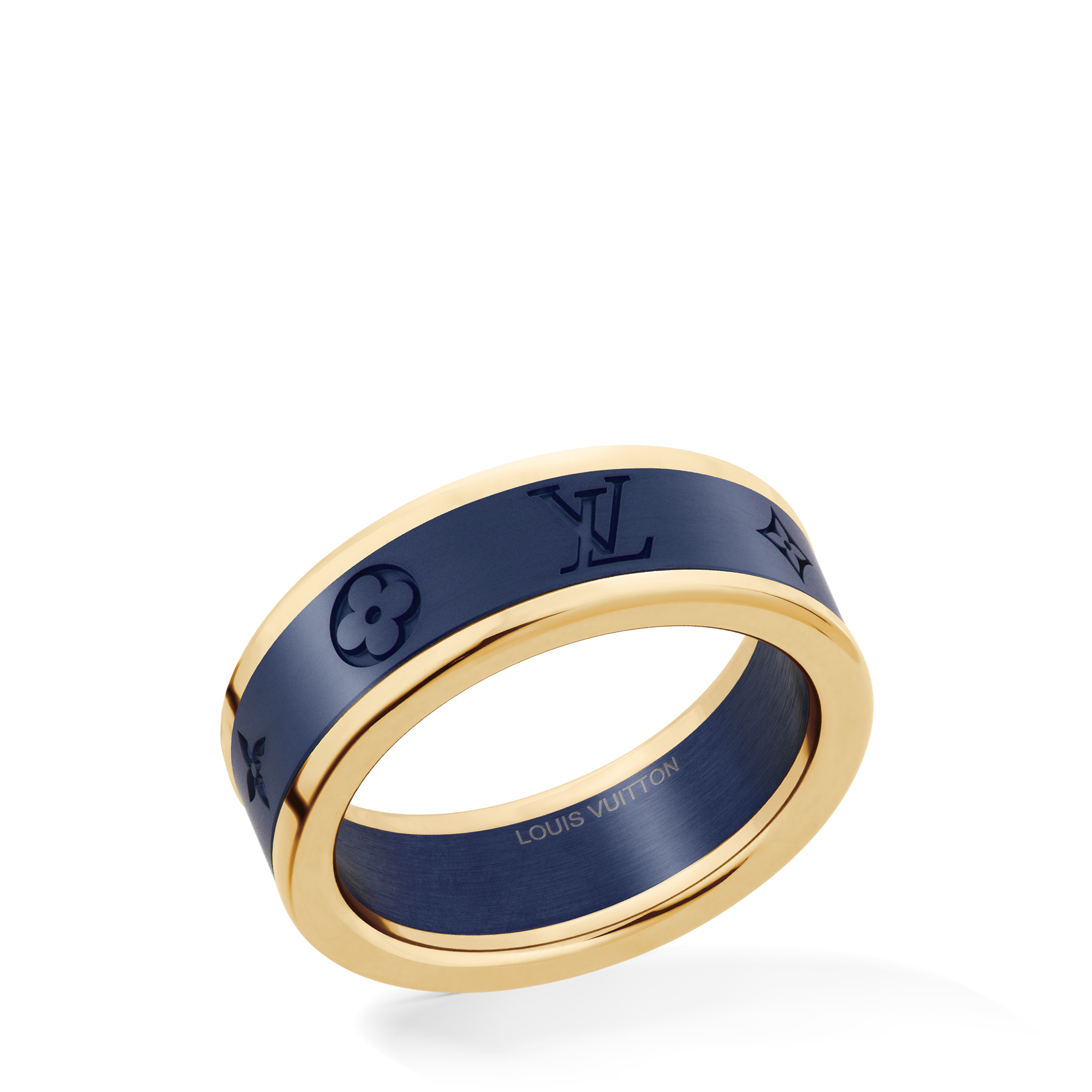 Jewellery - Les Gastons Vuitton Small Ring, Yellow Gold and Titanium  Jewellery Categories Rings | LOUIS VUITTON (Product zoom)