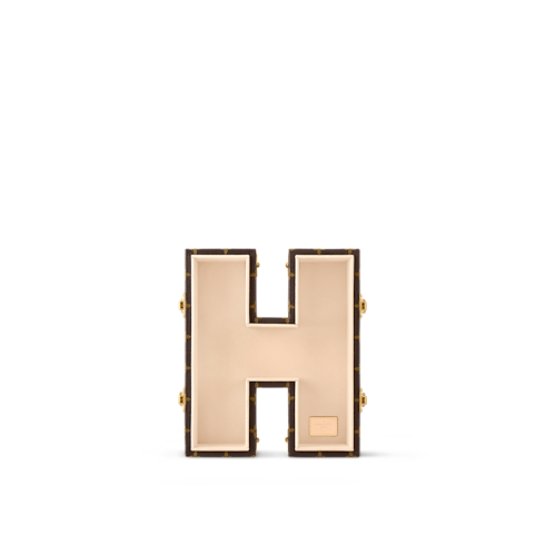 Les Extraordinaires - Letter H Trunk Monogram Canvas Les Extraordinaires Hardsided Letter Trunks | LOUIS VUITTON (Product zoom)