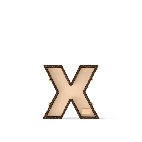 Les Extraordinaires - Letter X Trunk Monogram Canvas Les Extraordinaires Hardsided Letter Trunks | LOUIS VUITTON (Product zoom)