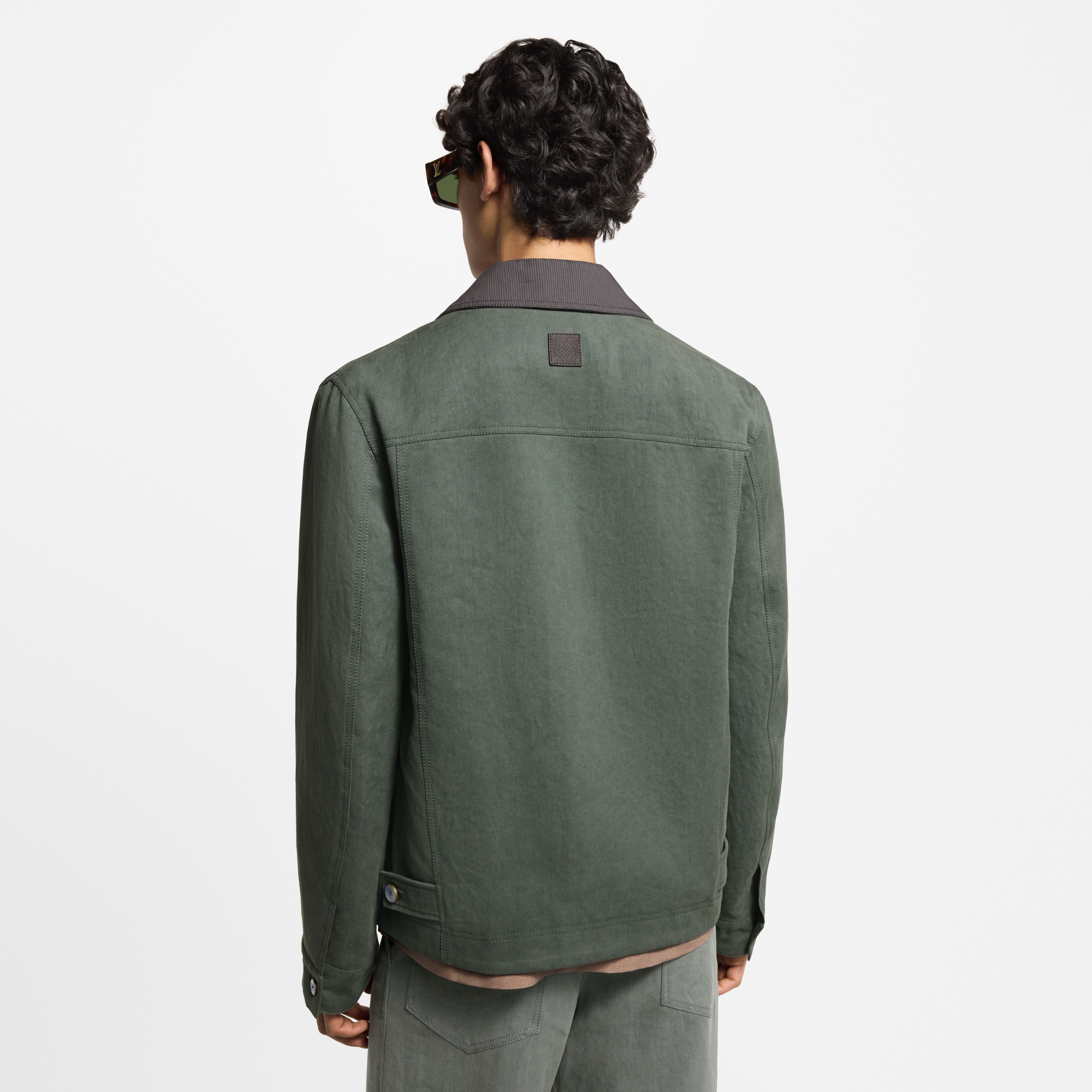 Men - Light Linen Workwear Jacket  Men Ready-to-Wear Outerwear and Coats | LOUIS VUITTON (Product zoom)