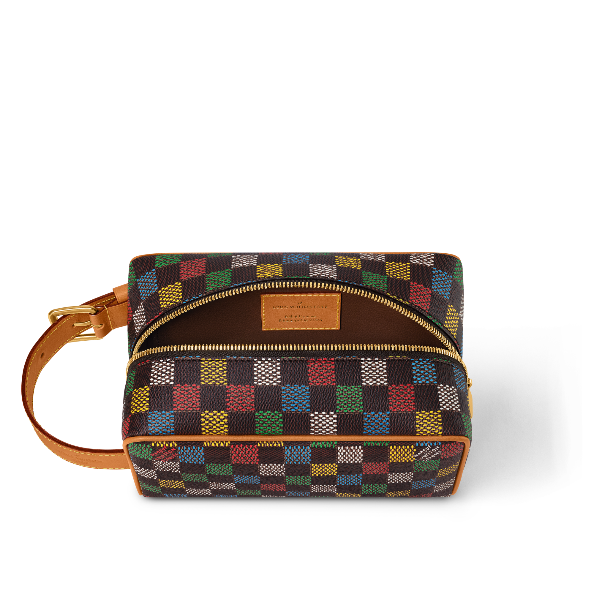 Men - Locker Dopp Kit Damier Ebene Canvas Men Travel Travel Accessories and Organisers | LOUIS VUITTON (Product zoom)