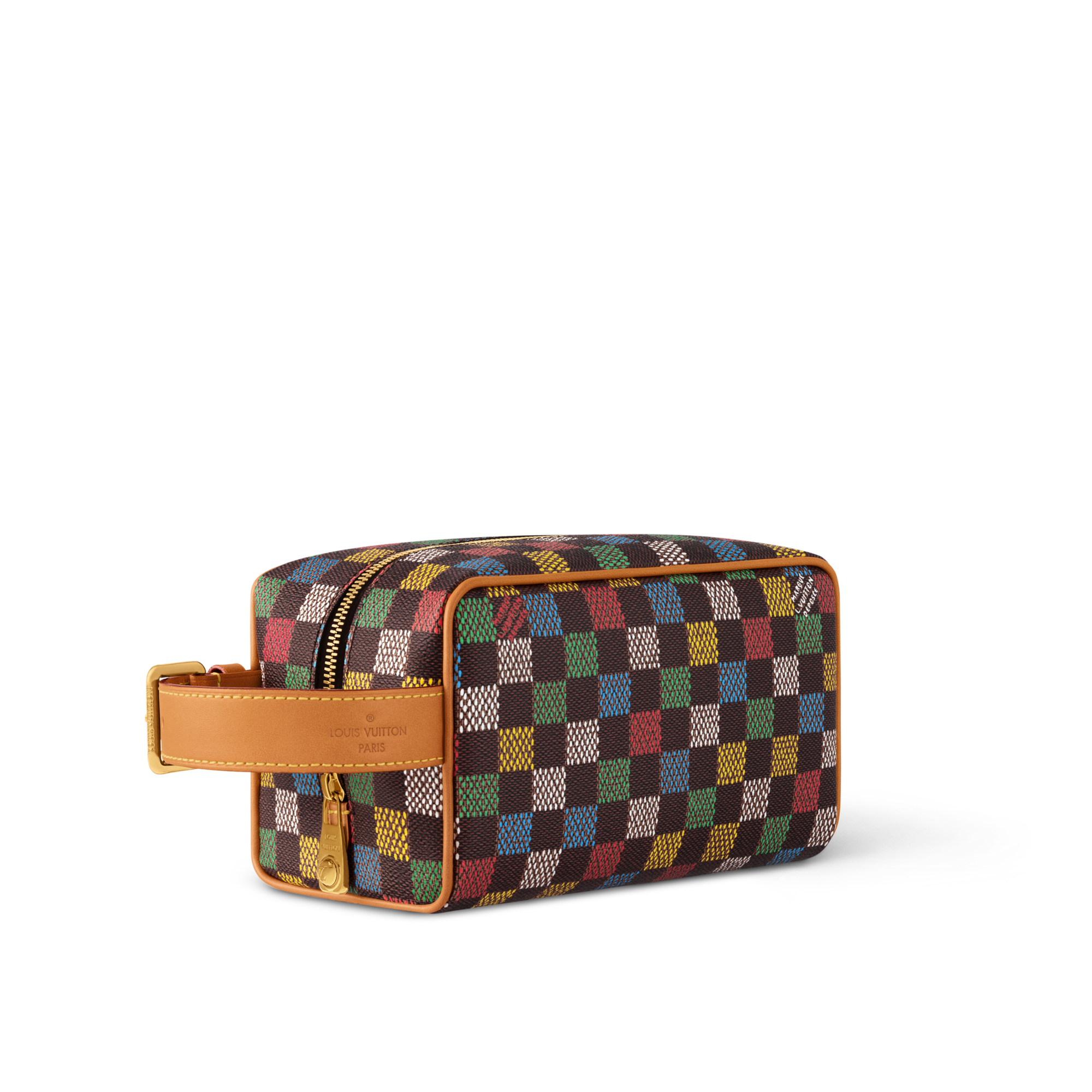 Men - Locker Dopp Kit Damier Ebene Canvas Men Travel Travel Accessories and Organisers | LOUIS VUITTON (Product zoom)