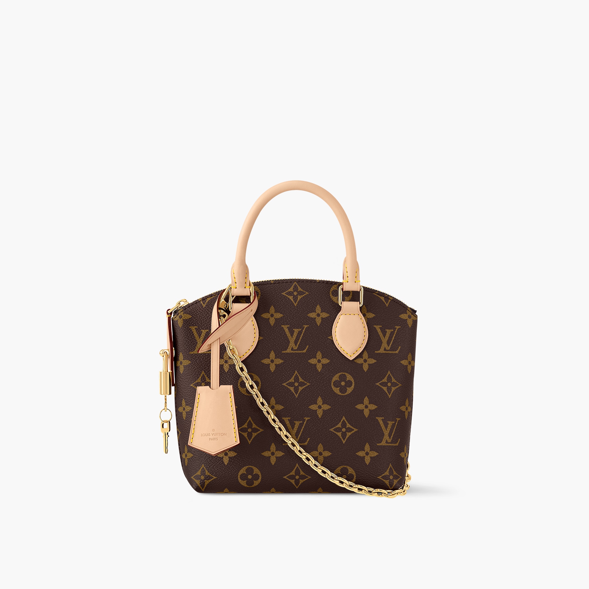 Lockit BB Bag Luxury Monogram Canvas Brown LOUIS VUITTON