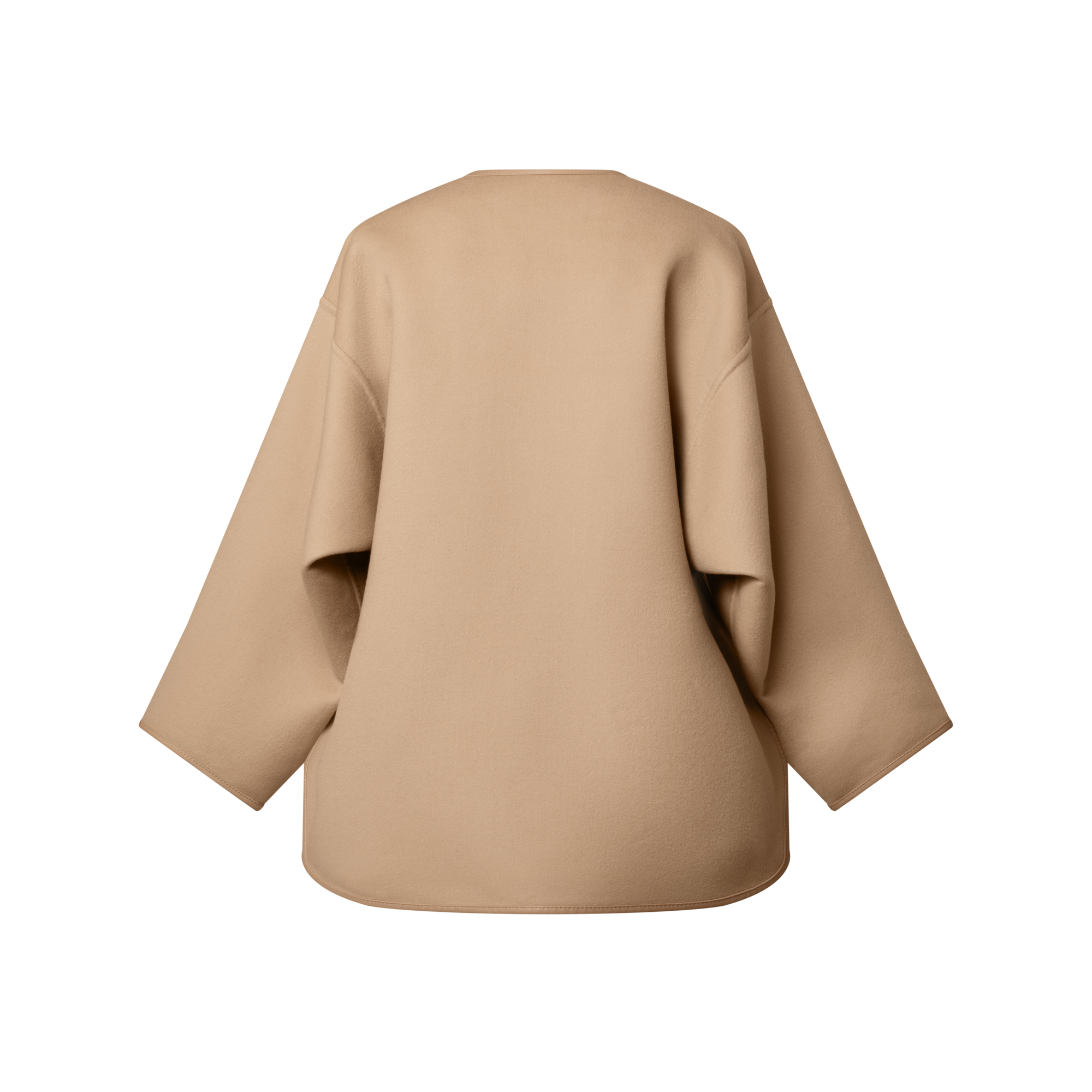 Women - Long Double Face Toggle Detail Coat  Women Ready-to-Wear Coats and Jackets | LOUIS VUITTON (Product zoom)