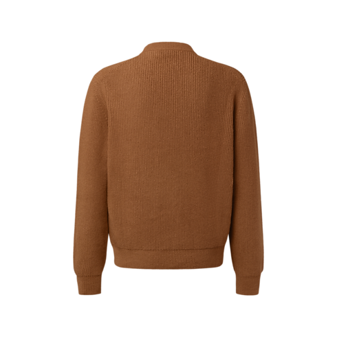 Men - Long-Sleeved Cashmere Crewneck Men Ready-to-Wear All Ready-to-Wear | LOUIS VUITTON (Product zoom)