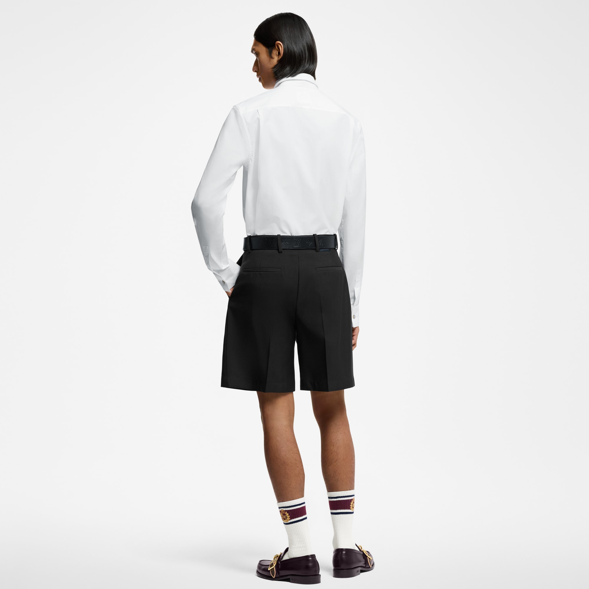 Men - Long-Sleeved Cotton Shirt  Men Ready-to-Wear Shirts | LOUIS VUITTON (Product zoom)