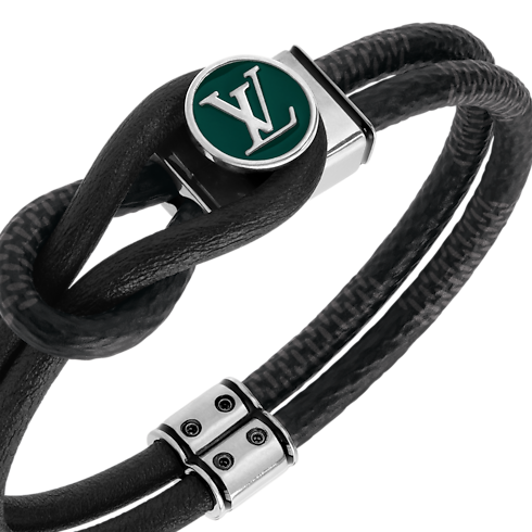 Men - Loop It Damier Graphite Bracelet Men Fashion Jewellery Bracelets | LOUIS VUITTON (Product zoom)