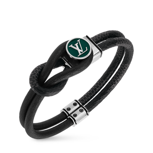 Men - Loop It Damier Graphite Bracelet Men Fashion Jewellery Bracelets | LOUIS VUITTON (Product zoom)