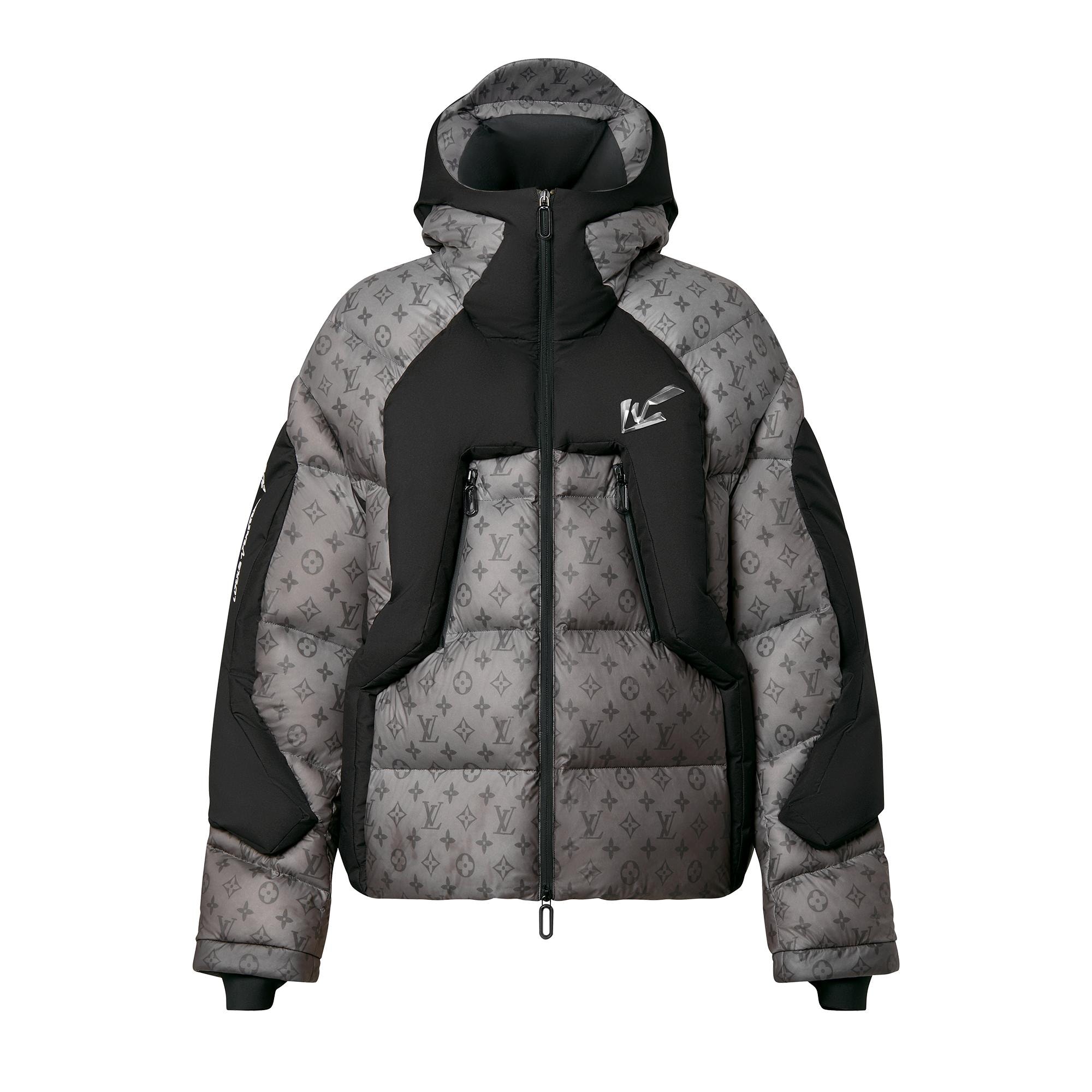 louis vuitton jacket grey