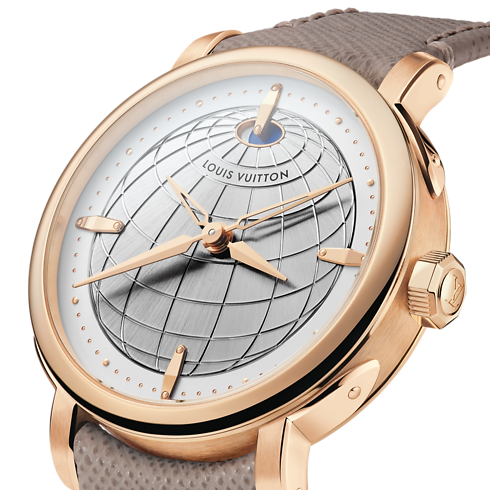 Watches - Louis Vuitton Escale Twin Zone, Automatic, 40 MM, Rose Gold Watches Watches } | LOUIS VUITTON (Product zoom)