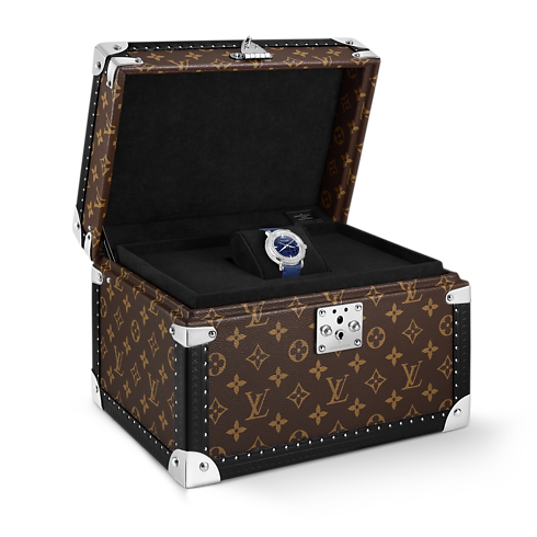 Watches - Louis Vuitton Escale Twin Zone, Automatic, 41 MM, Platinum and Diamonds Watches Watches } | LOUIS VUITTON (Product zoom)