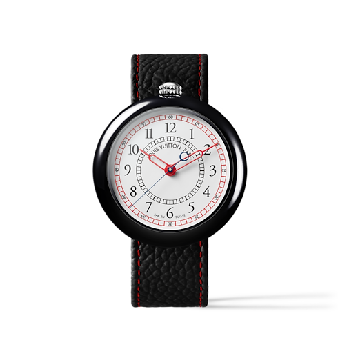 Watches - Louis Vuitton Monterey, Automatic, 37 MM, Ceramic and Steel Watches Watches } | LOUIS VUITTON (Product zoom)