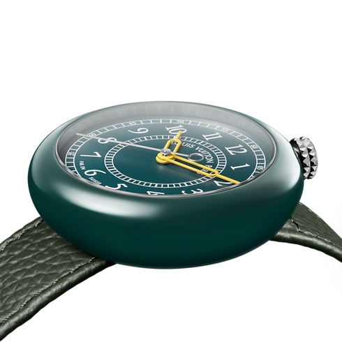 Watches - Louis Vuitton Monterey, Automatic, 37 MM, Ceramic and Steel Watches Watches } | LOUIS VUITTON (Product zoom)