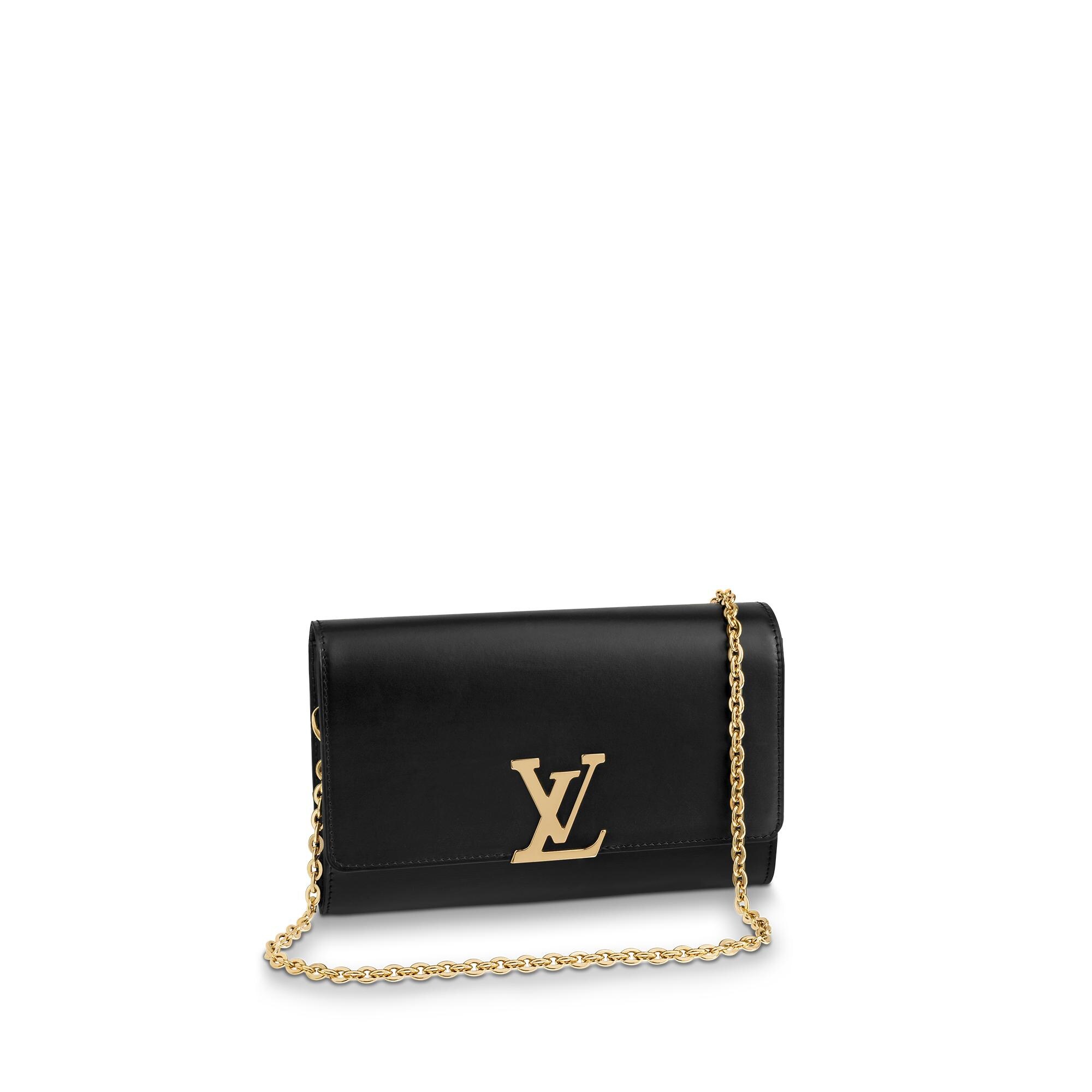 louis vuitton black clutch