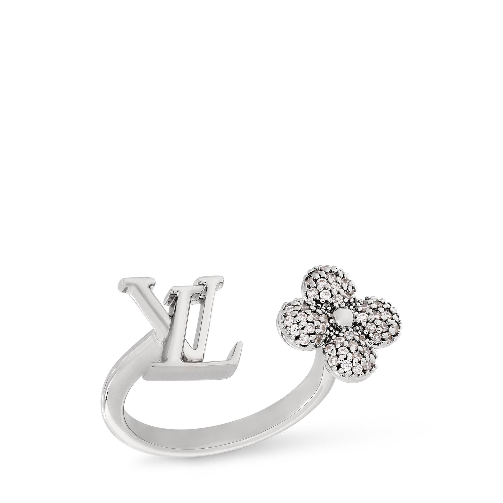 Women - Louisette Signature Strass Ring S00 Women Fashion Jewellery Rings | LOUIS VUITTON (Product zoom)